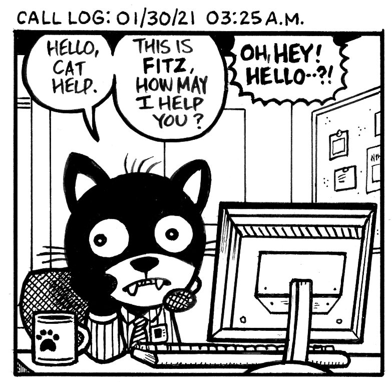 Coming Soon New 2 Page Cat Help Comic By Evan Dorkin From Patreon Kemono