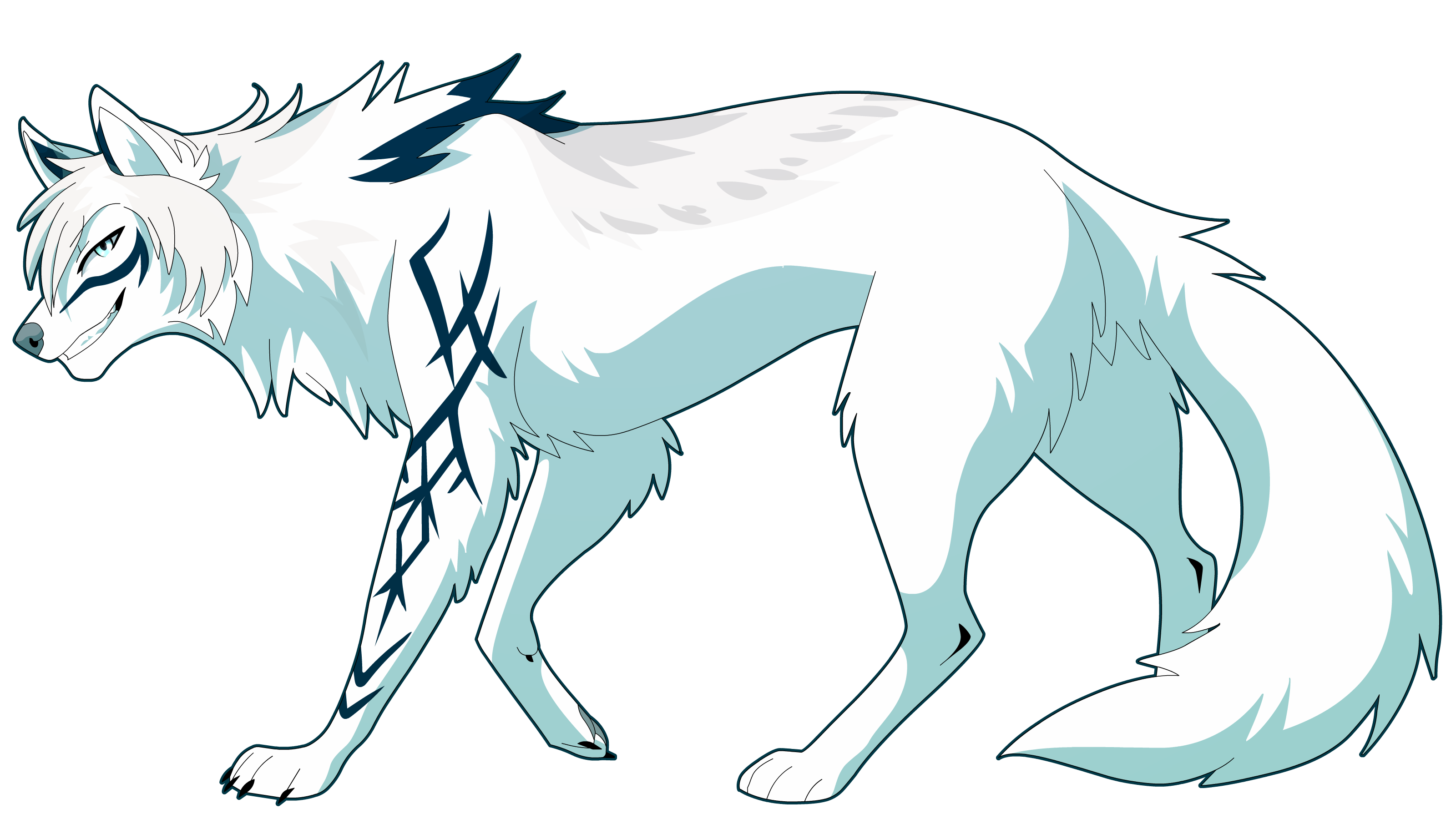DreamShaper prompt: A male therian kemono wolf with gray - PromptHero
